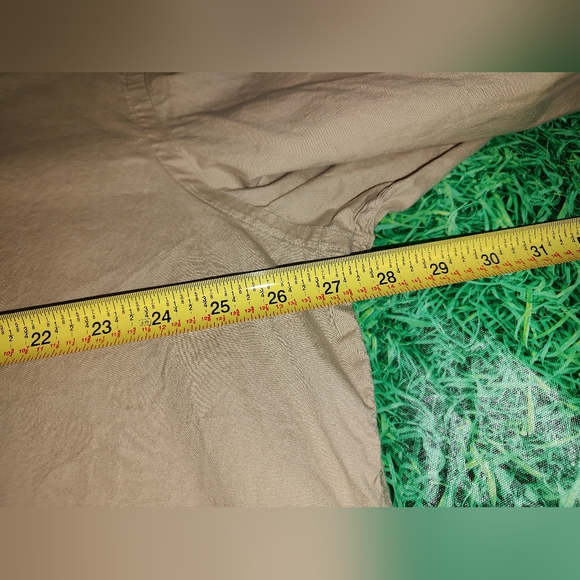 Polo Jeans Company By Ralph Lauren MFG Button Down Beige Long Sleeve XXL Pre-own - Picture 8 of 13